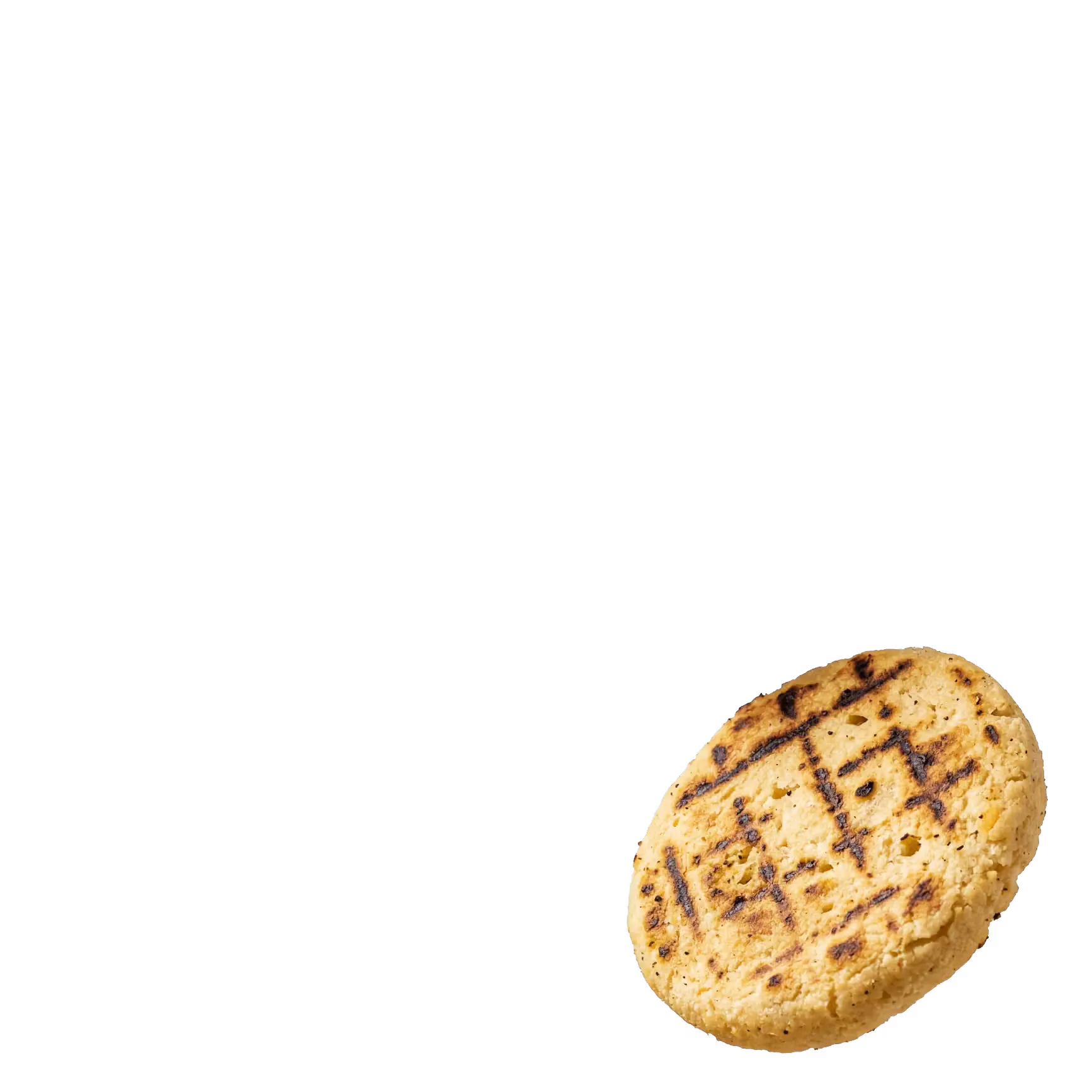 Arepa recién hecha
