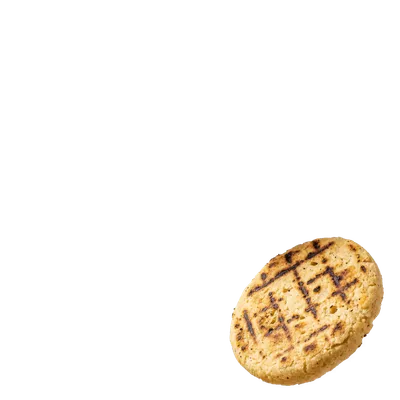 Arepa recién hecha